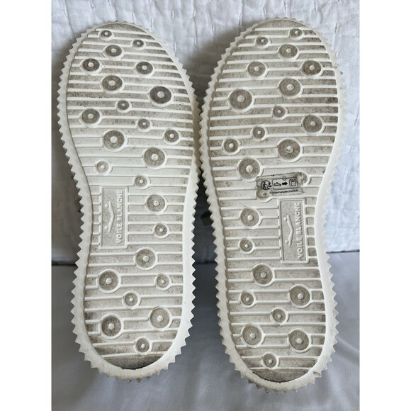 Voile Blanche Pale Blue Metallic Sneakers Size 38 (7.5) EUC - Picture 9 of 10
